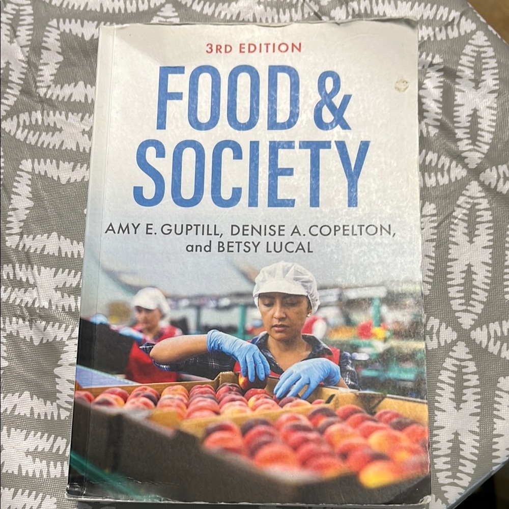 Food & Society 3rd Edition Book